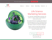 Tablet Screenshot of biostratamarketing.com
